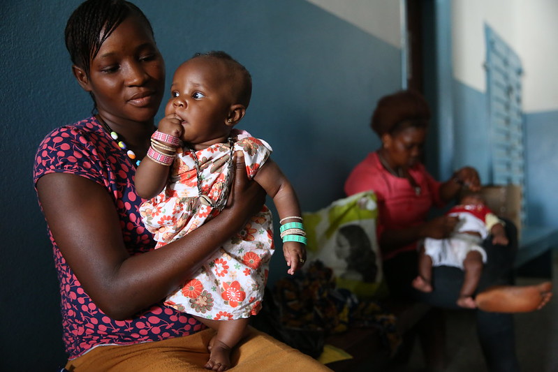 woman with child in Sierra Leone