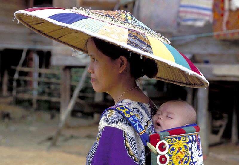 Woman and baby. Indonesia. 